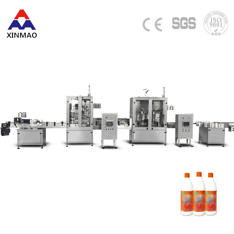 消毒液直線(xiàn)式灌裝機(jī)